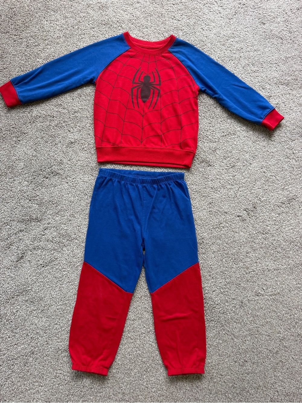 GAP Red & Blue Spider Raglan Kids Costume Set
